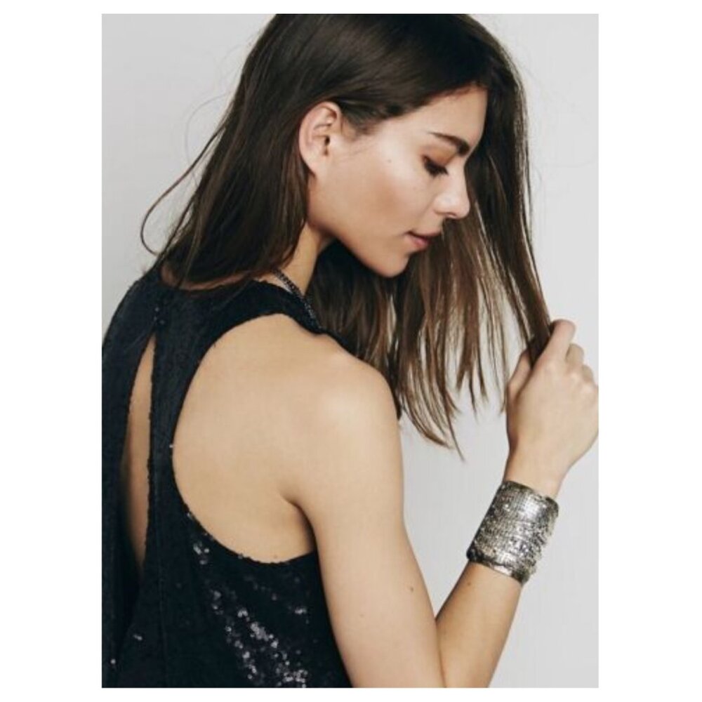 Free People Liquid Shine Mini Dress - Picture 6 of 14